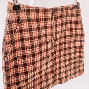 Adorable Plaid Mini Skirt